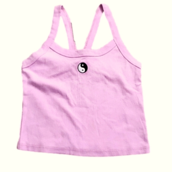 Hippie Rose cropped Tank Top Small light purple 💜 - Picture 1 of 6